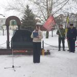 Возложение цветов у мемориала воинам - интернационалистам